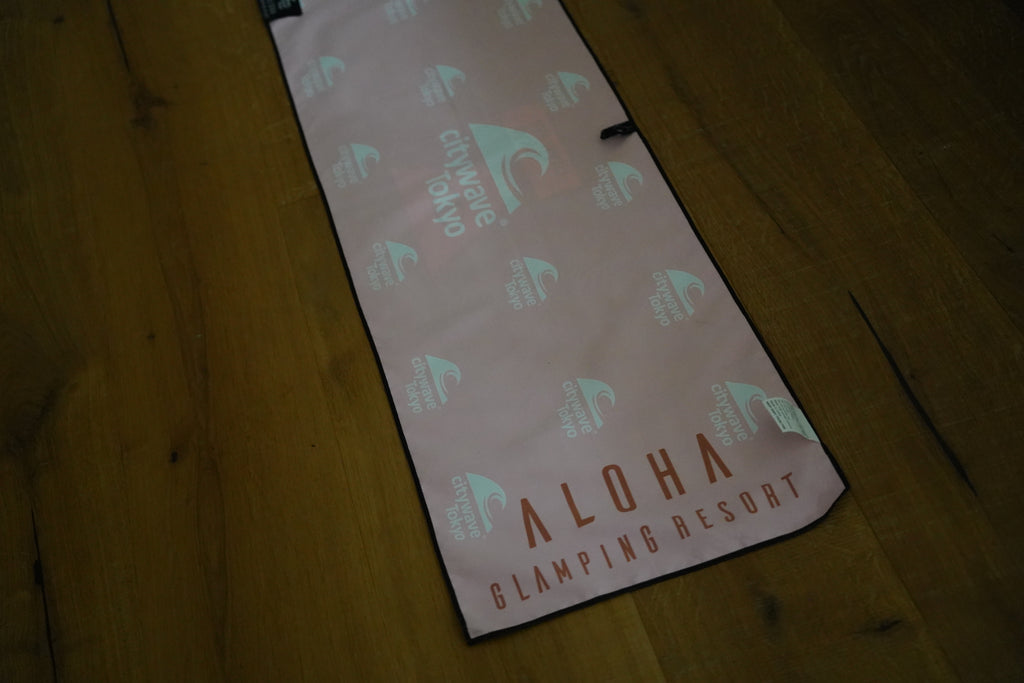 POLER x ALOHA GLAMPING RESORT x citywaveTokyo  コラボタオル M