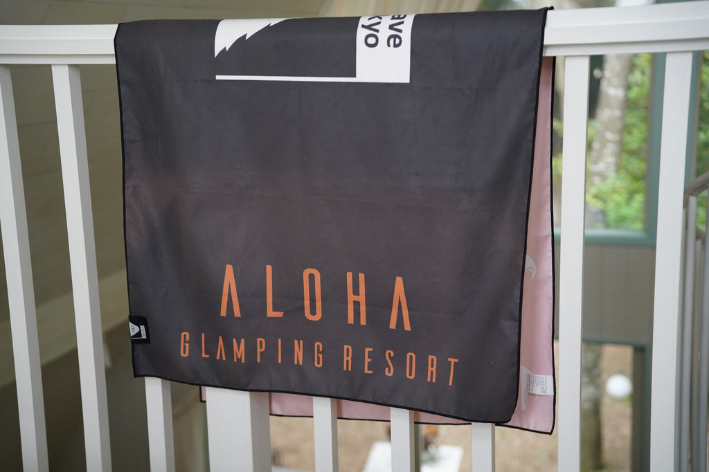 POLER x ALOHA GLAMPING RESORT x citywaveTokyo  コラボタオル L